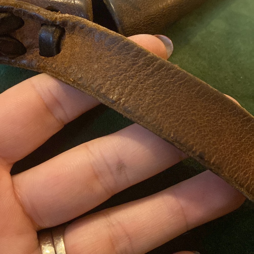 Awesome vintage leather bag! 1970's - Picture 13 of 13